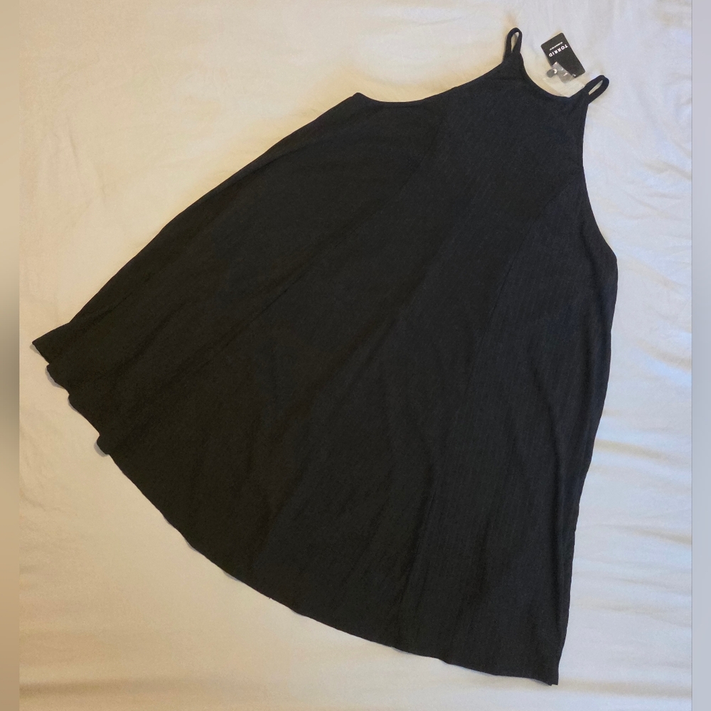 Torrid Black Halter Mini Dress